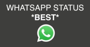 best whatsapp status