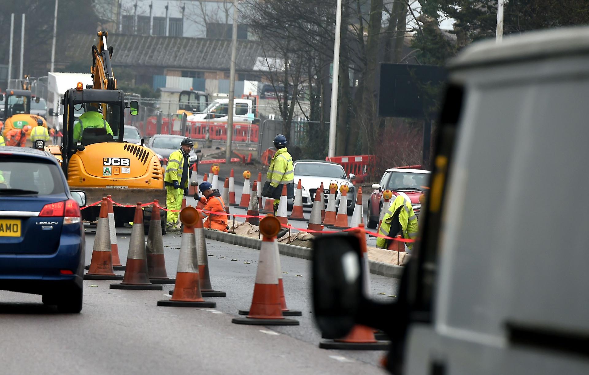 Cost Of Roadworks On a Business