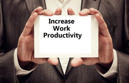 Increase work productivity