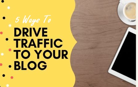 Drive traffic to your blog